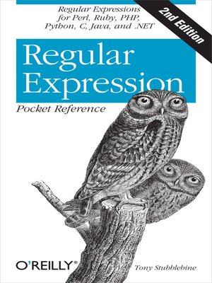 cover image of Regular Expression Pocket Reference